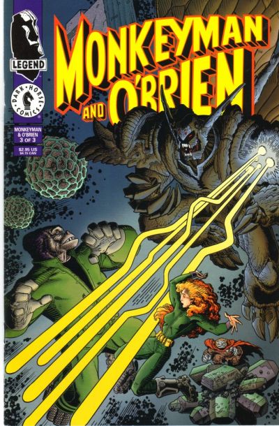 Monkeyman & O'Brien #3 cover