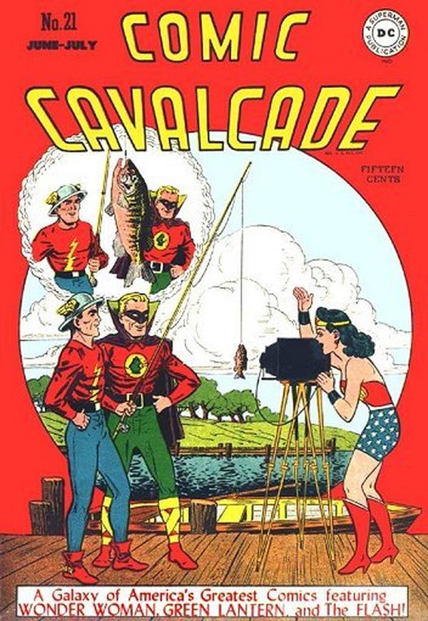 Comic Cavalcade #21 cover
