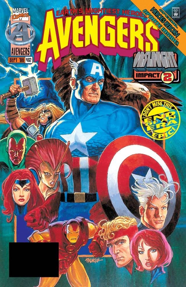 The Avengers #402 cover