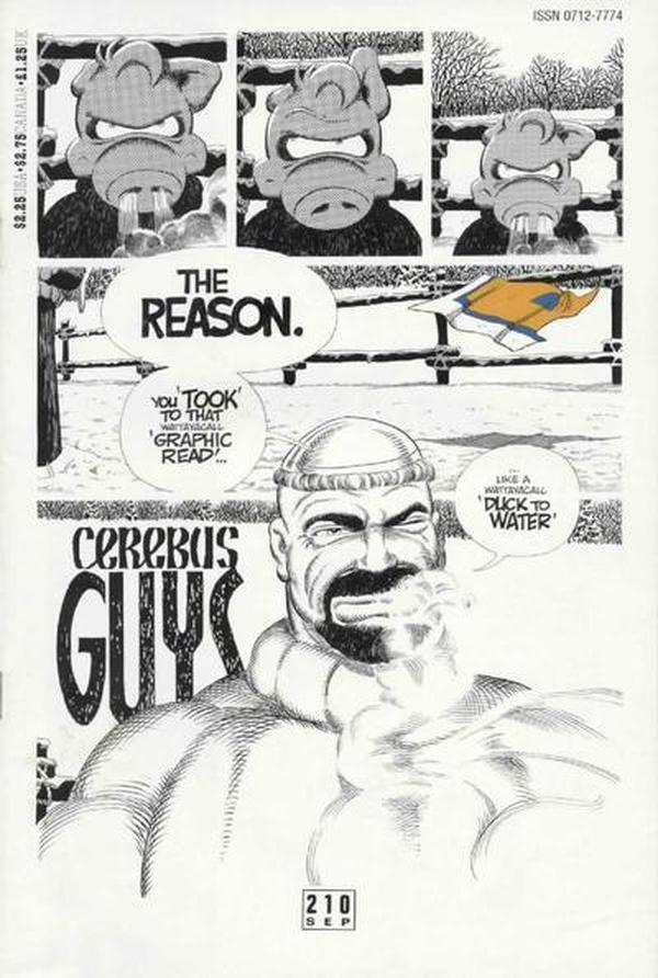 Cerebus #210 cover