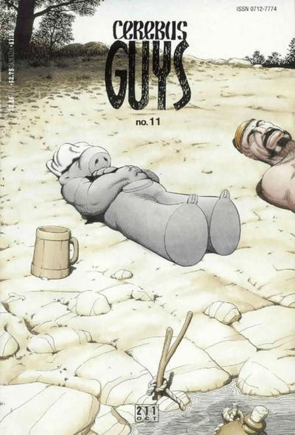 Cerebus #211 cover