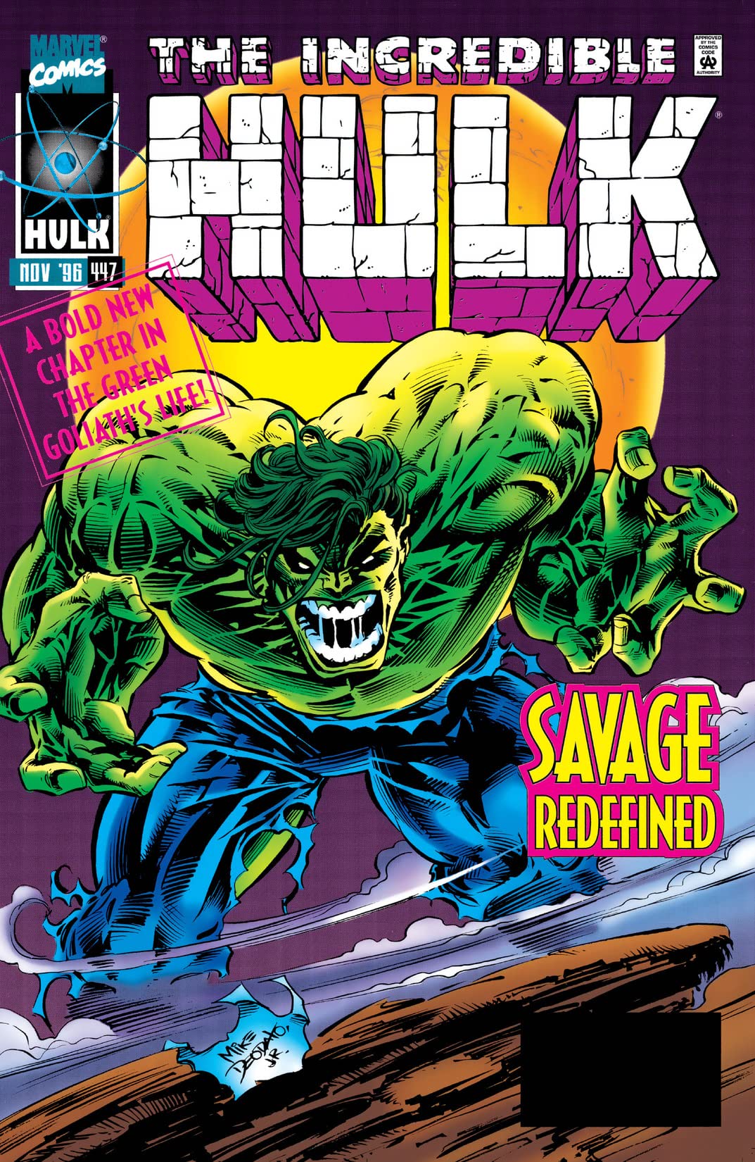 The Incredible Hulk #447 cover