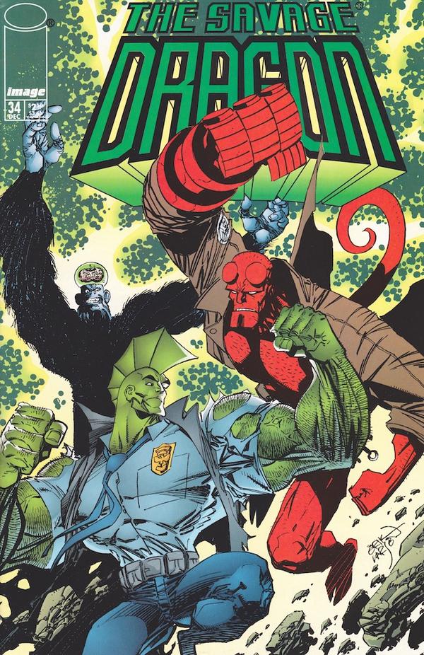 Savage Dragon #34 cover