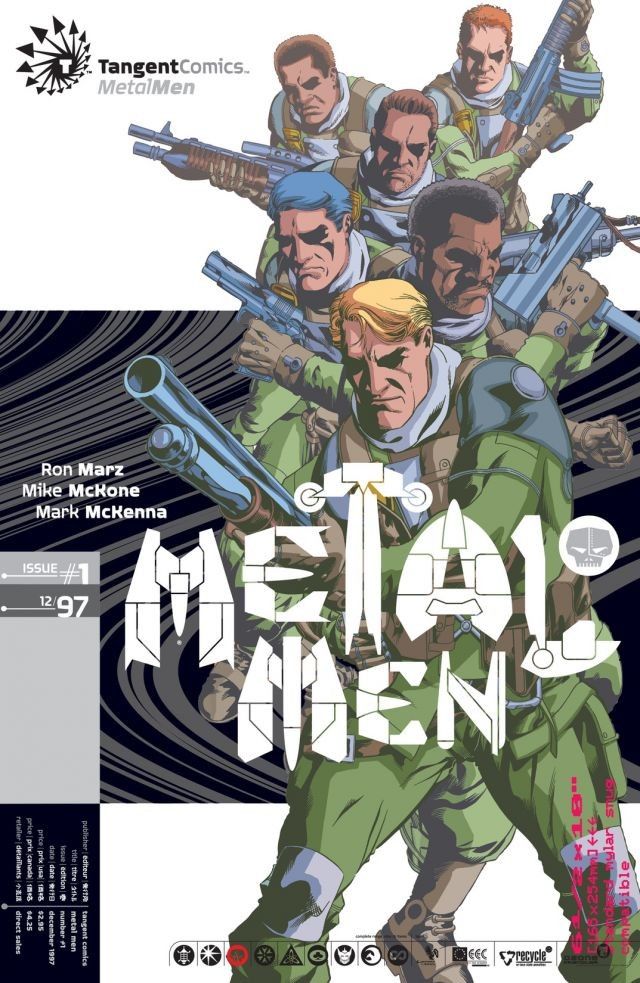 Tangent Comics / Metal Men #1 cover