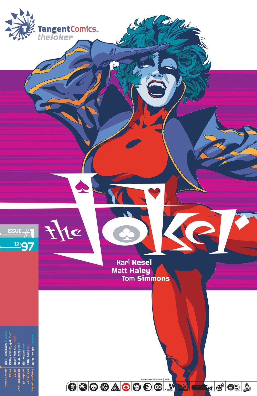 Tangent Comics / The Joker #1 cover