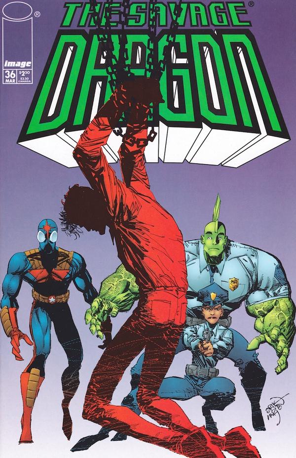 Savage Dragon #36 cover