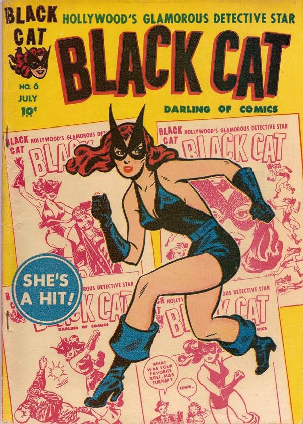 Black Cat Comics #6 cover