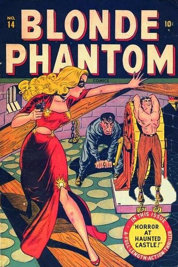 Blonde Phantom Comics #14 cover