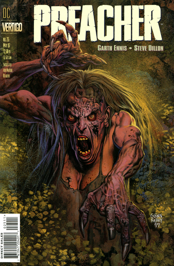 Preacher #25 cover