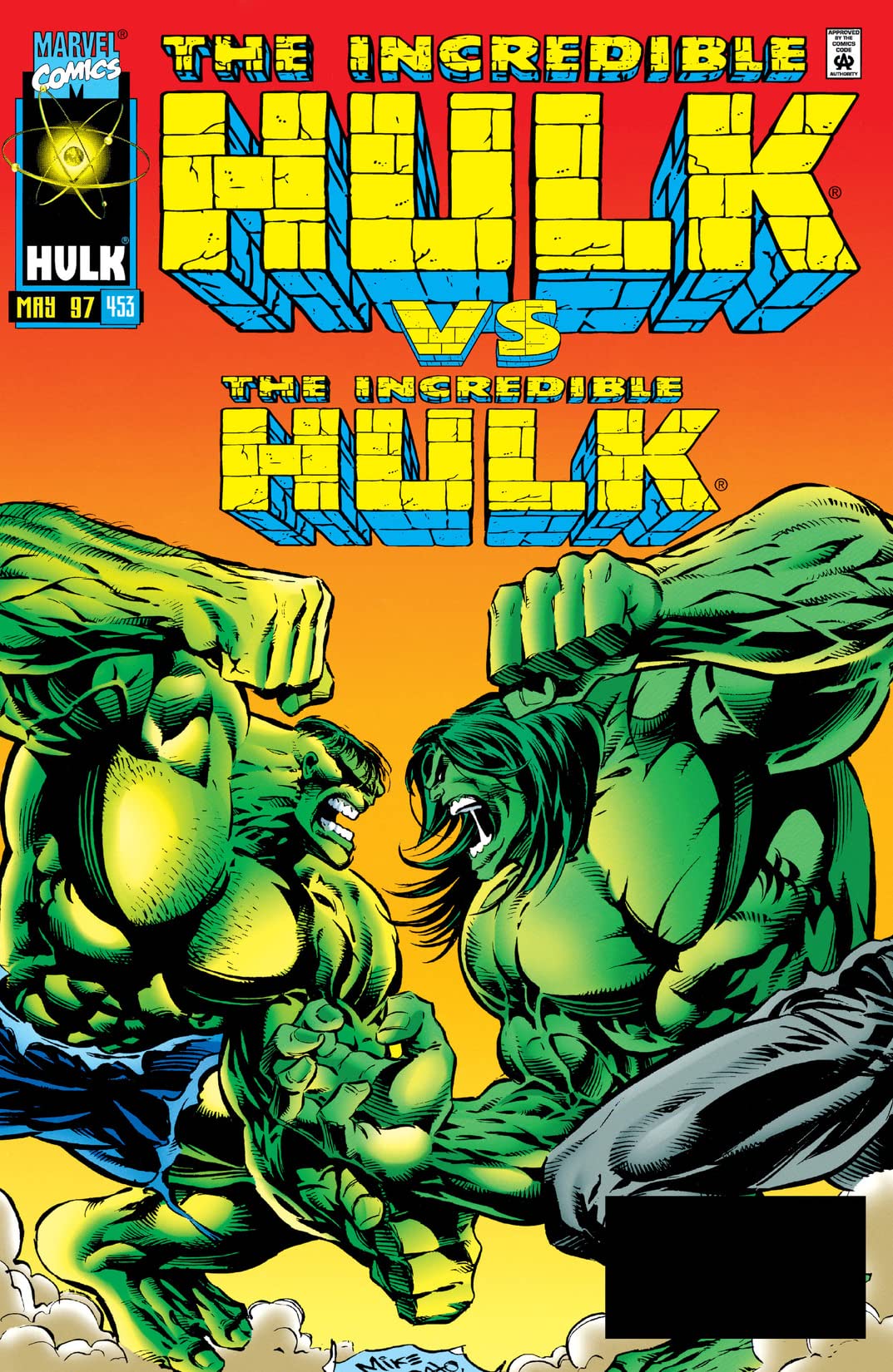 The Incredible Hulk #453 cover
