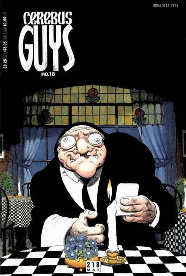 Cerebus #218 cover