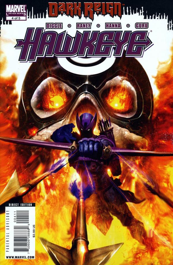 Dark Reign: Hawkeye #4 cover