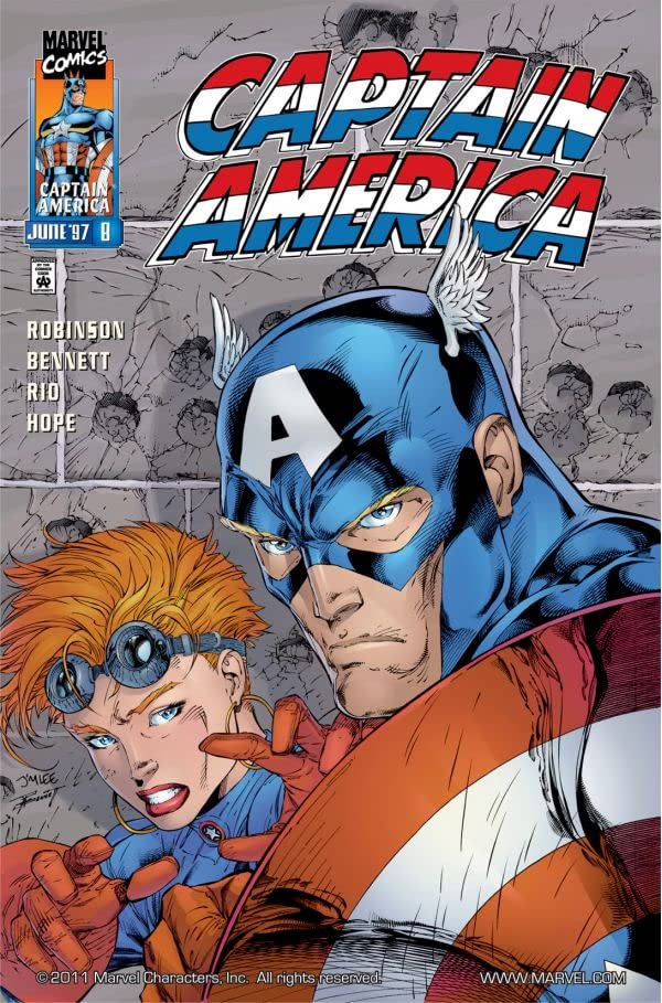 Captain America #8 cover