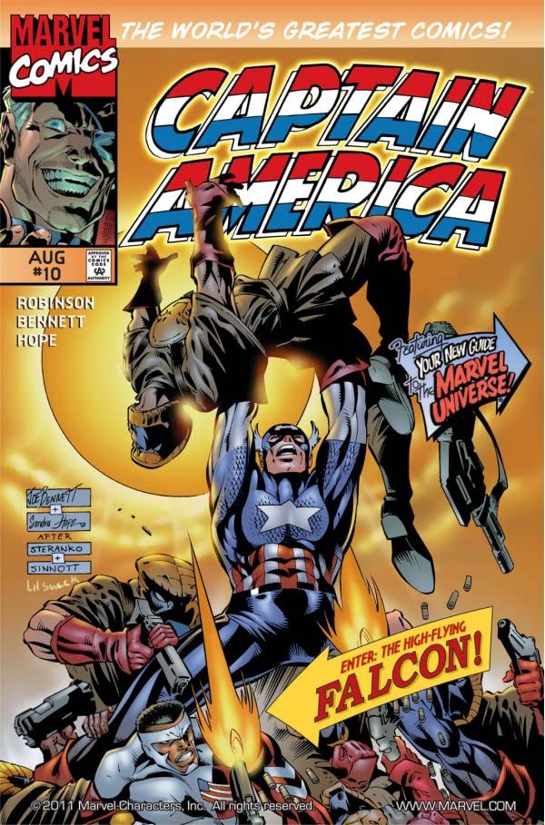 Captain America #10 cover