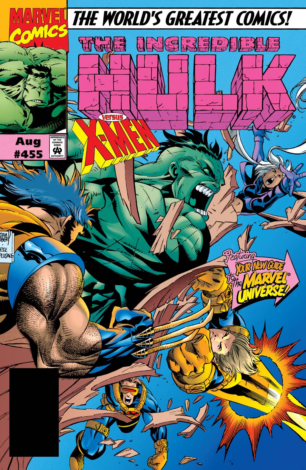The Incredible Hulk #455 cover