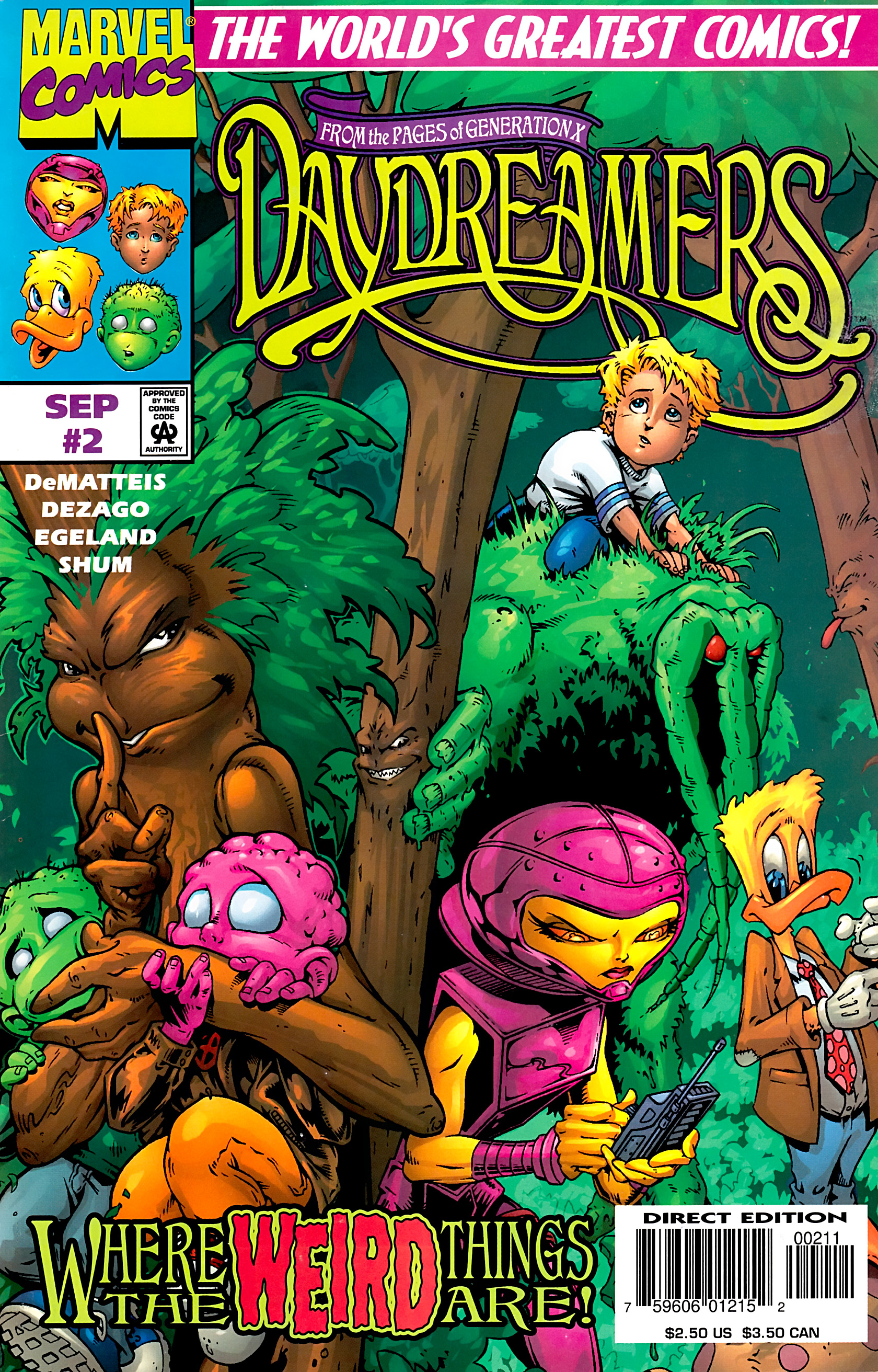 Daydreamers #2 cover