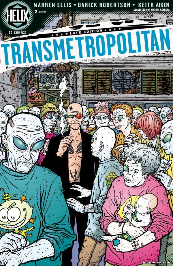 Transmetropolitan #2 cover