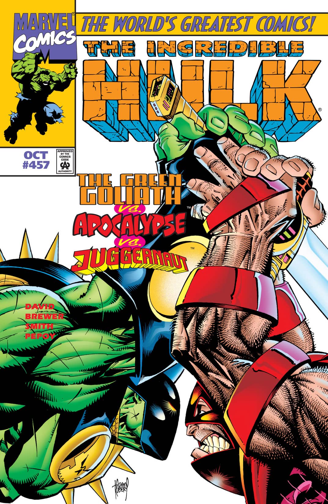 The Incredible Hulk #457 cover