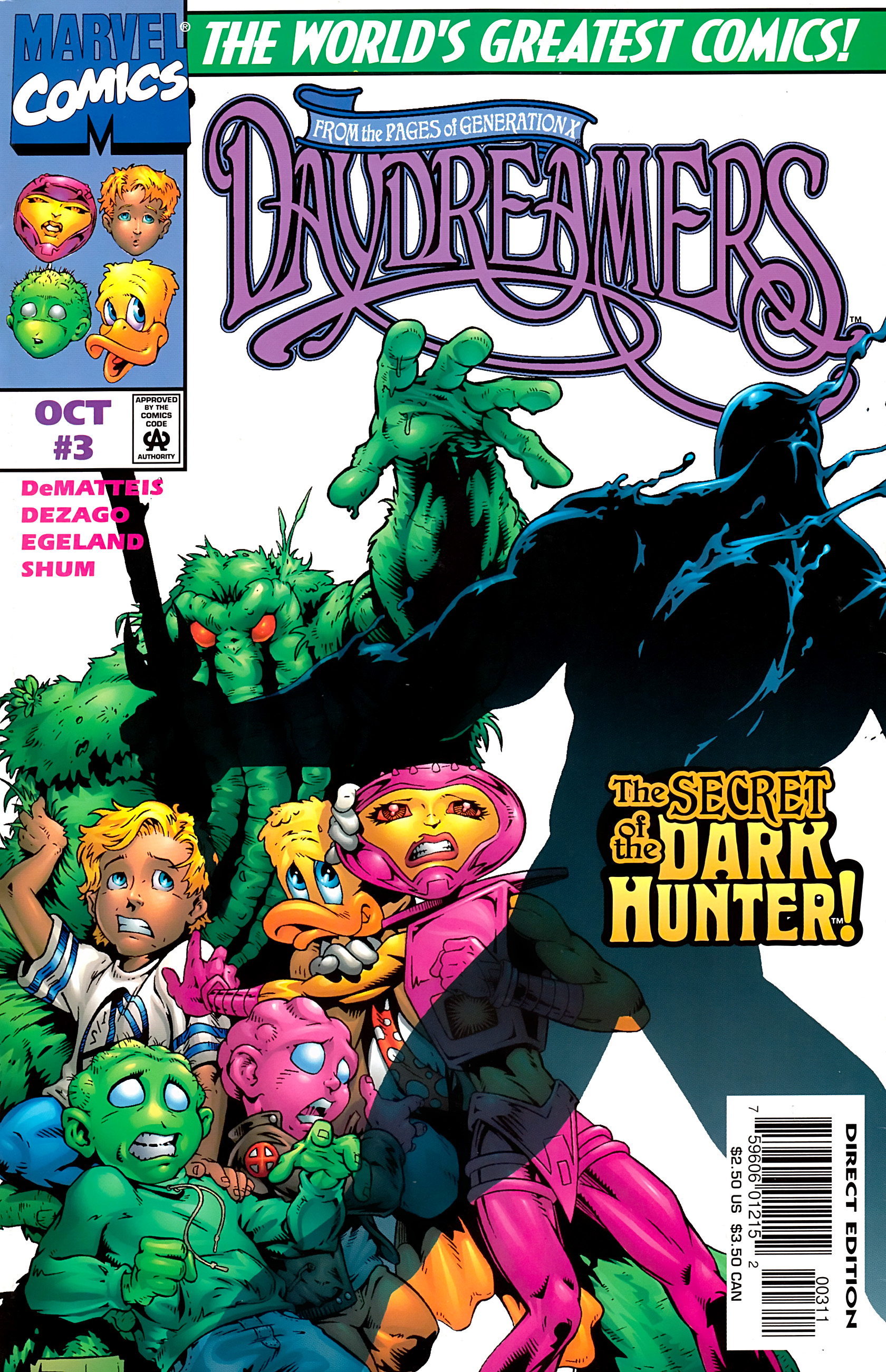 Daydreamers #3 cover