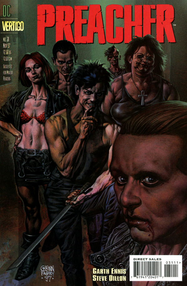 Preacher #31 cover