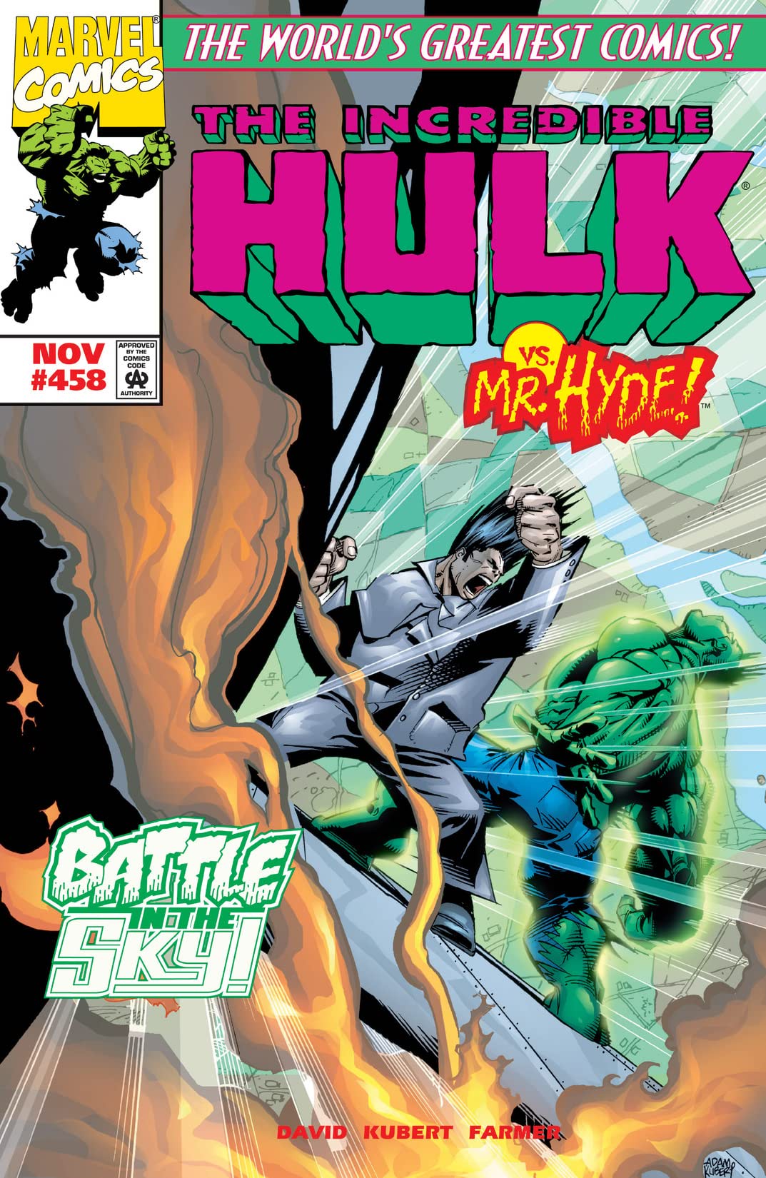 The Incredible Hulk #458 cover