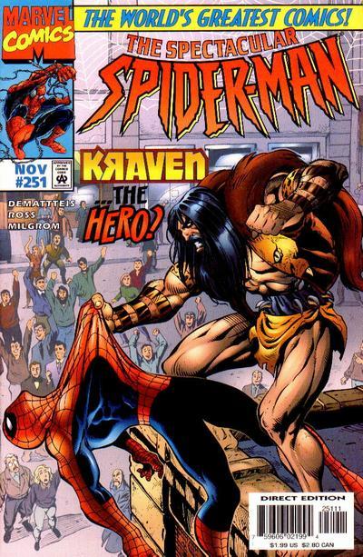 The Spectacular Spider-Man #251 cover