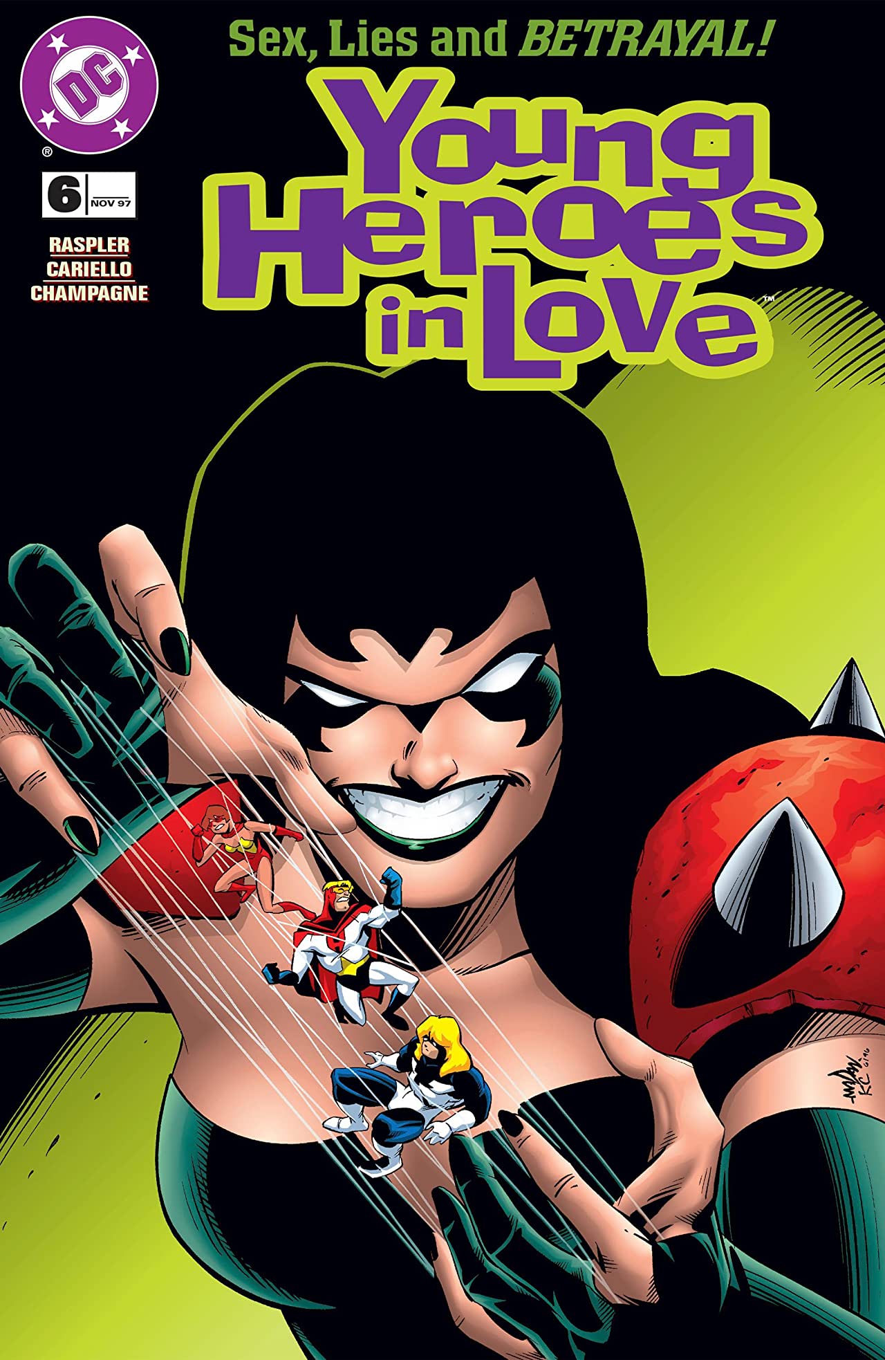 Young Heroes in Love #6 cover
