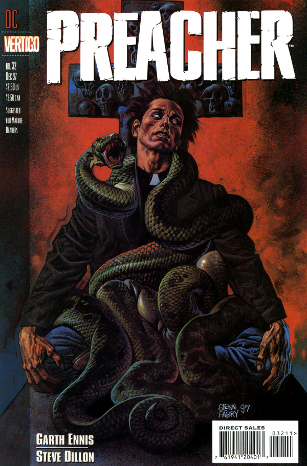 Preacher #32 cover