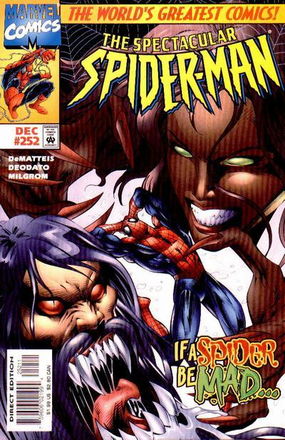 The Spectacular Spider-Man #252 cover