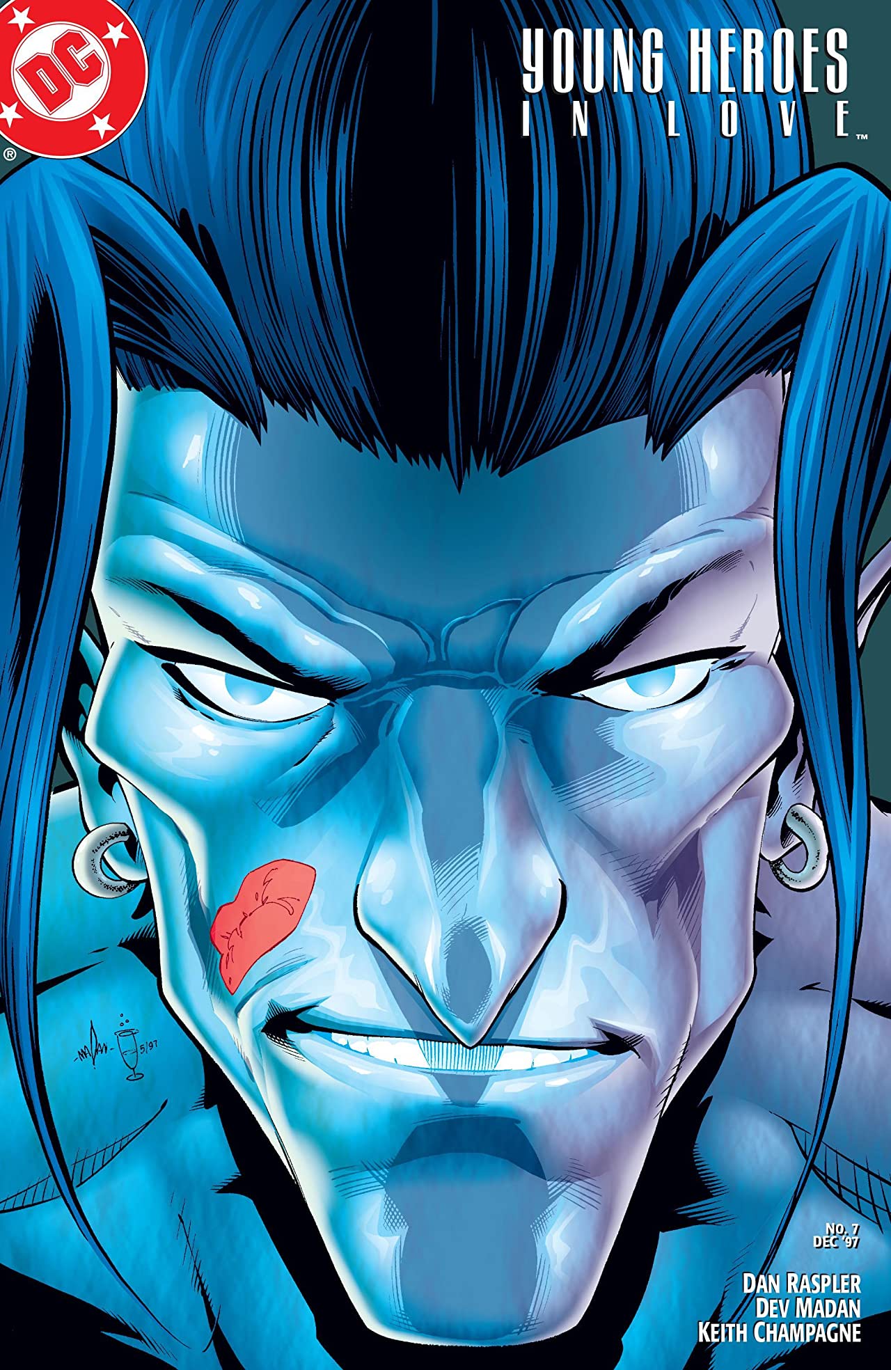 Young Heroes in Love #7 cover