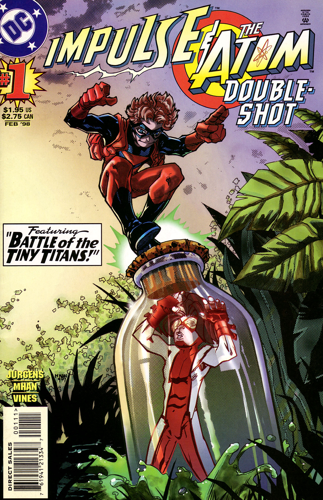 Impulse / Atom Double-Shot #1 cover