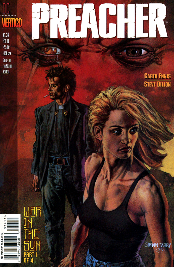 Preacher #34 cover