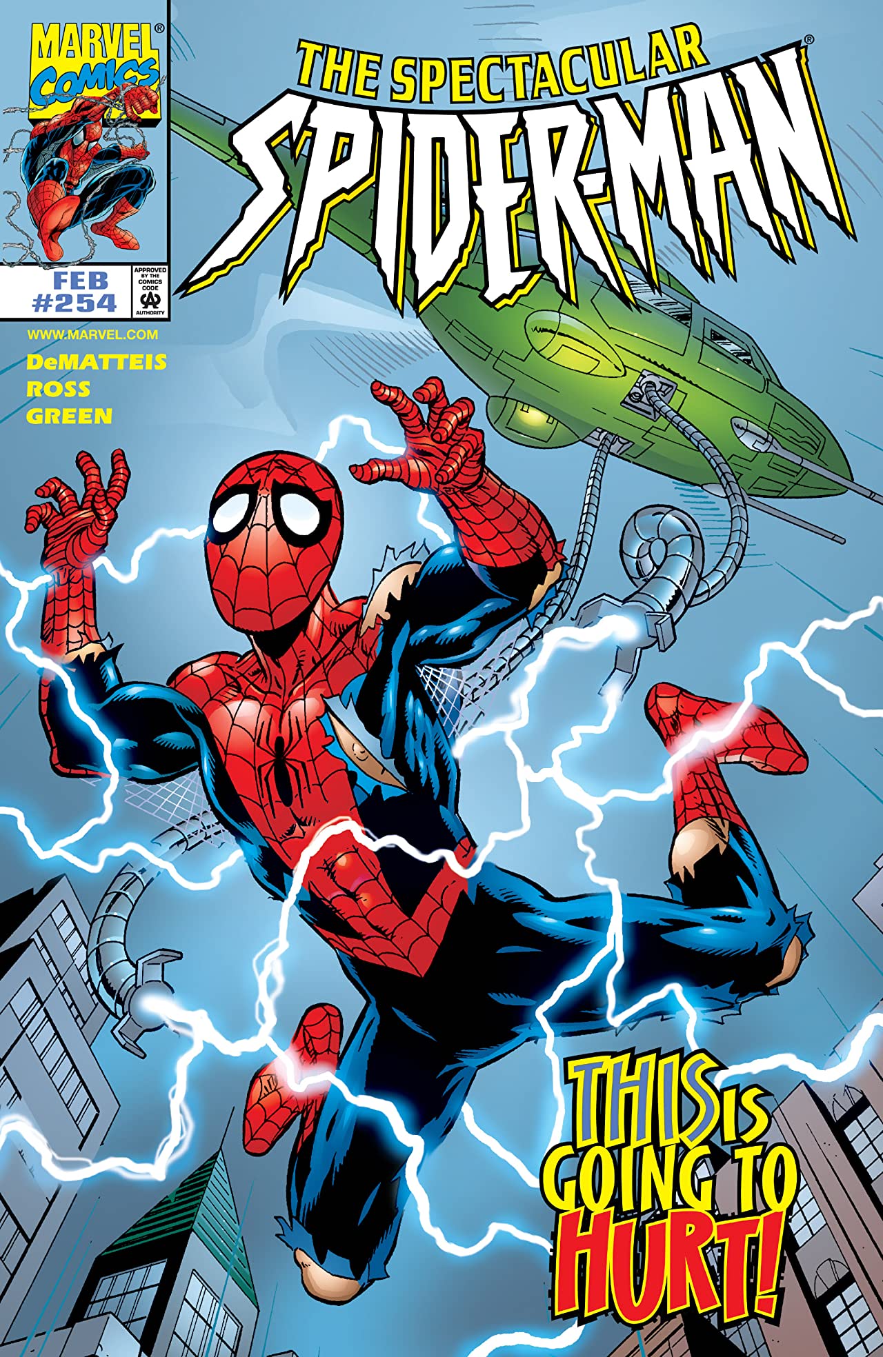 The Spectacular Spider-Man #254 cover