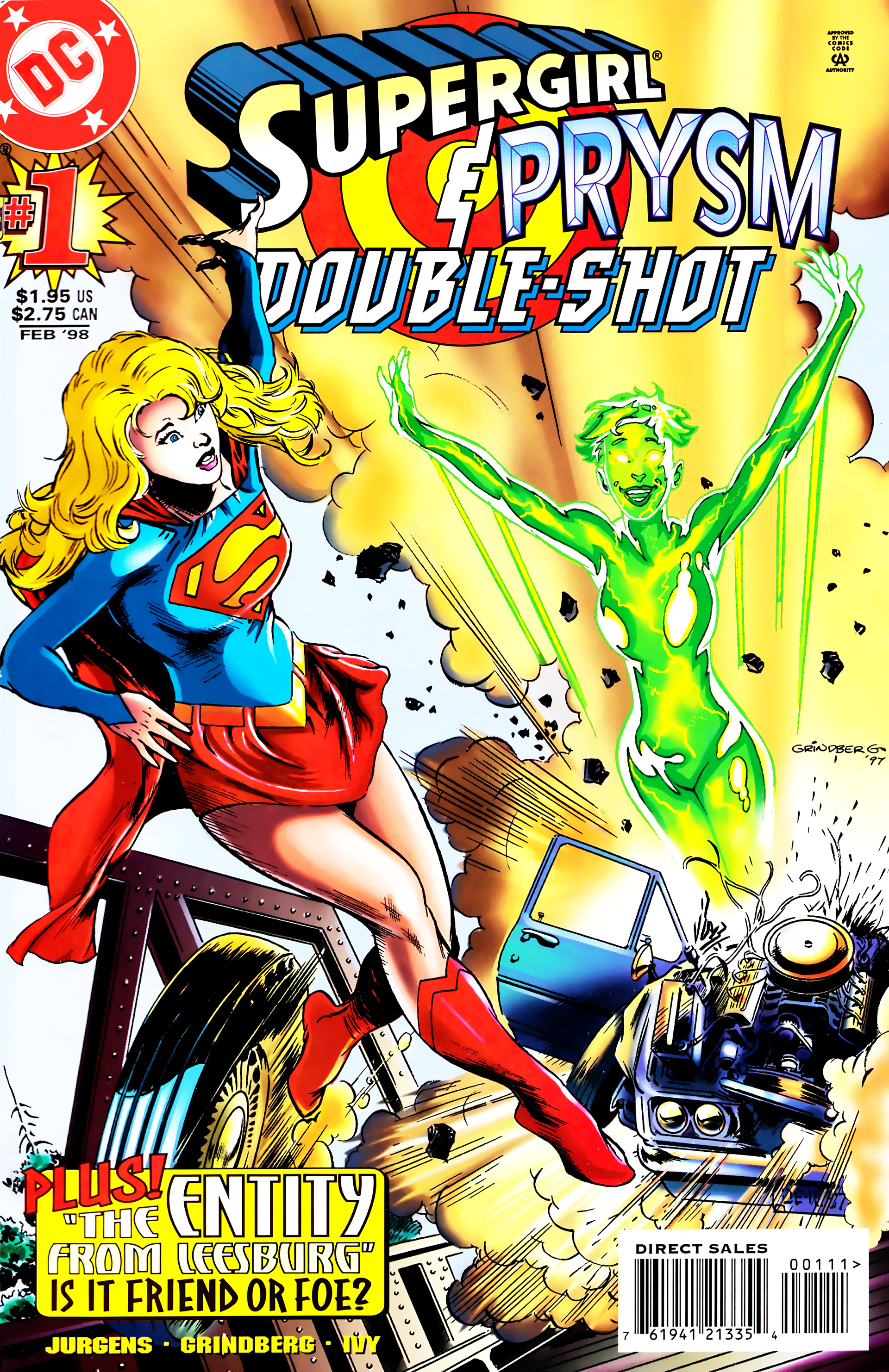 Supergirl / Prysm Double-Shot #1 cover