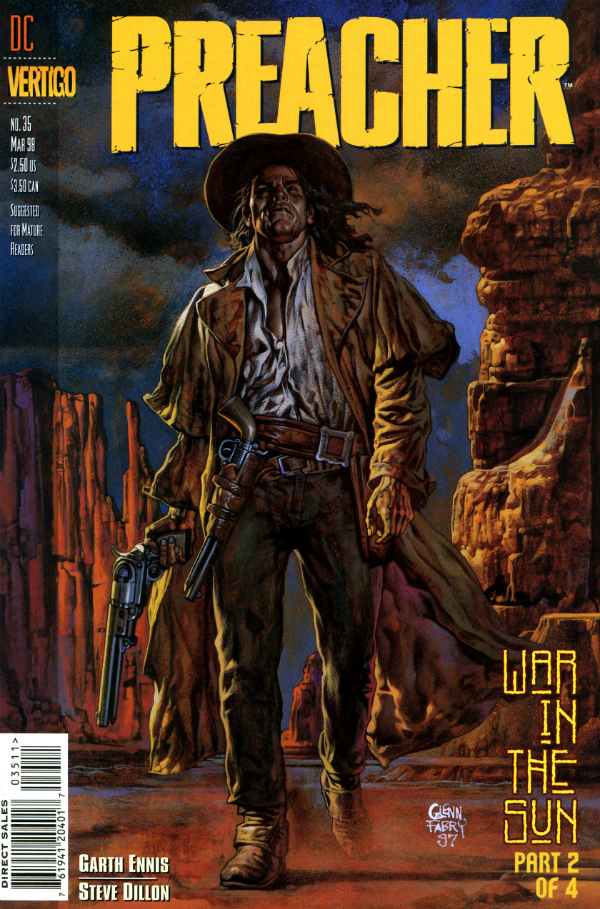Preacher #35 cover