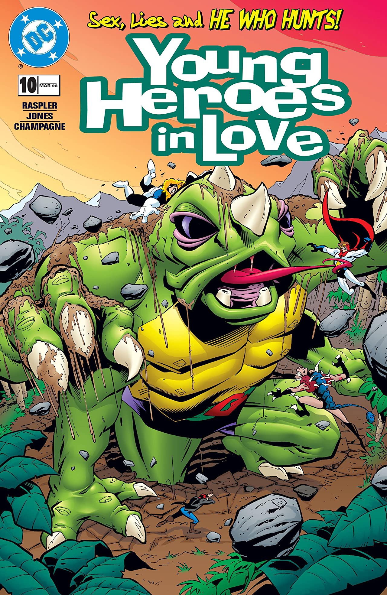 Young Heroes in Love #10 cover