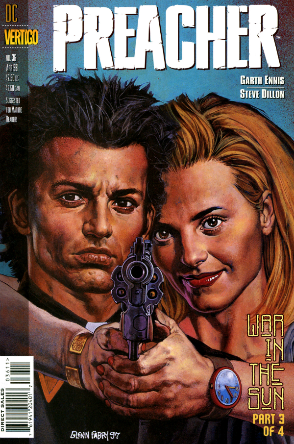 Preacher #36 cover