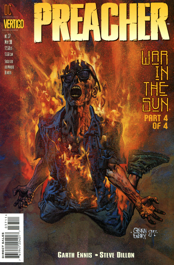 Preacher #37 cover