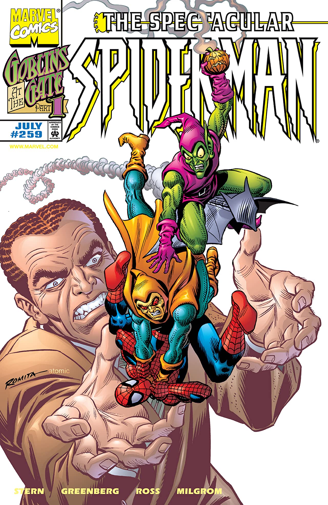 The Spectacular Spider-Man #259 cover