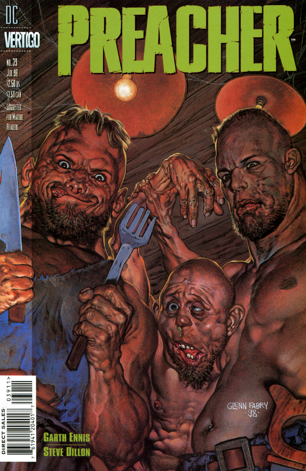 Preacher #39 cover