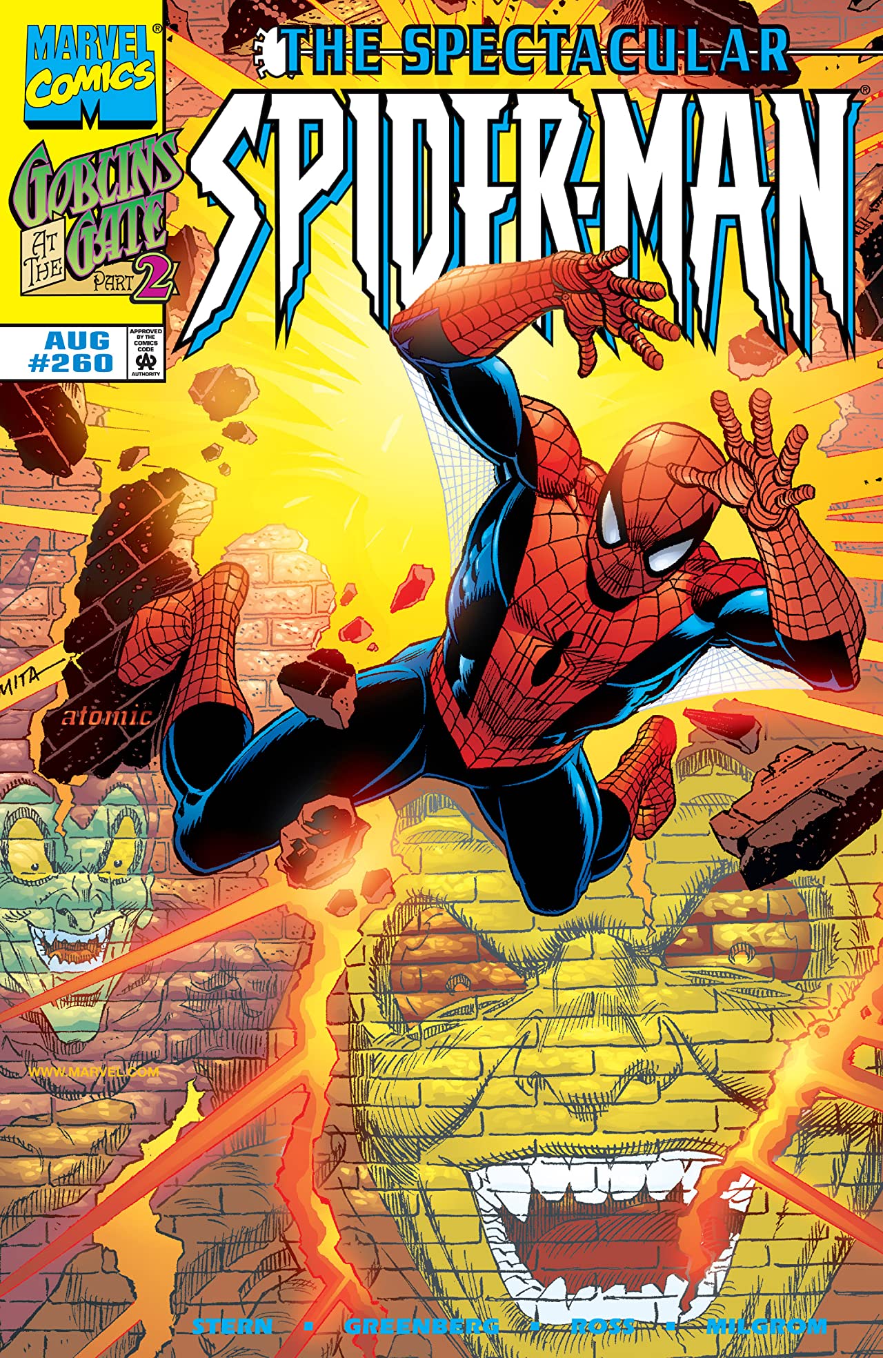 The Spectacular Spider-Man #260 cover