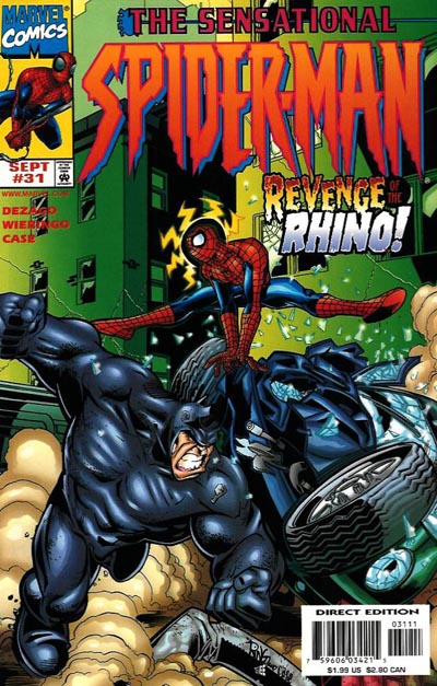 The Sensational Spider-Man #31 cover
