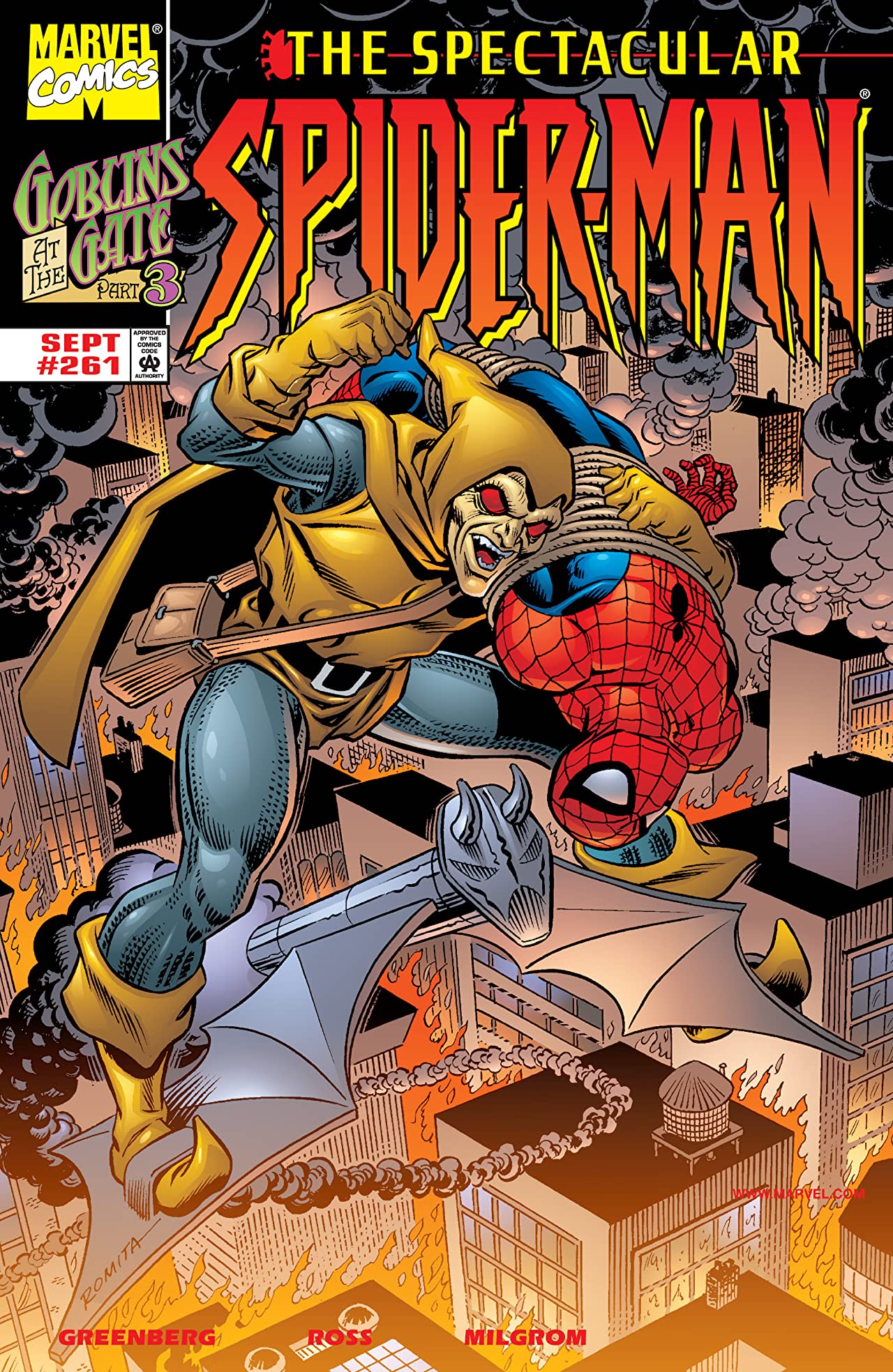 The Spectacular Spider-Man #261 cover