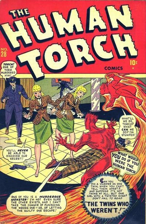 The Human Torch #28 cover