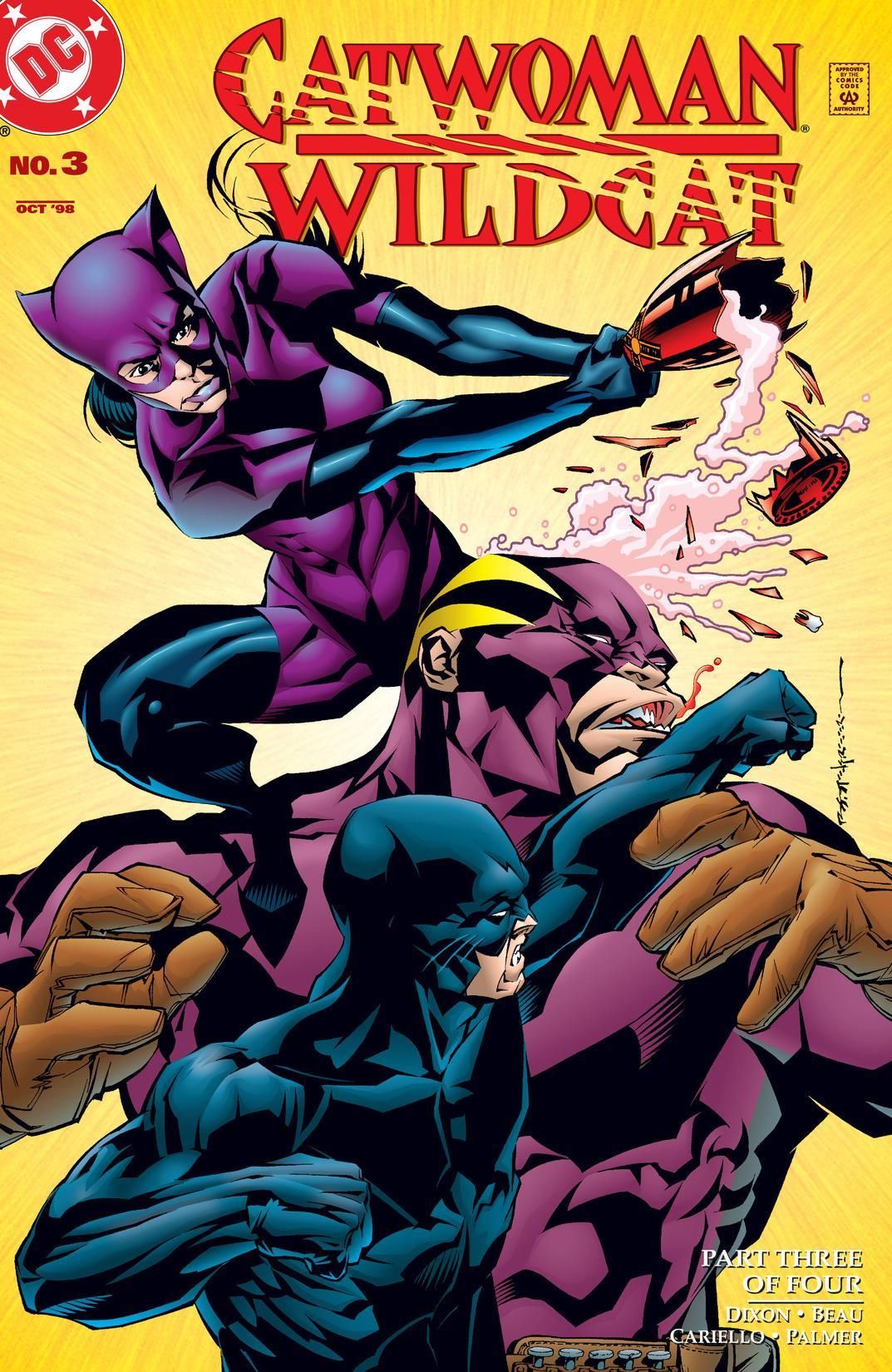 Catwoman / Wildcat #3 cover