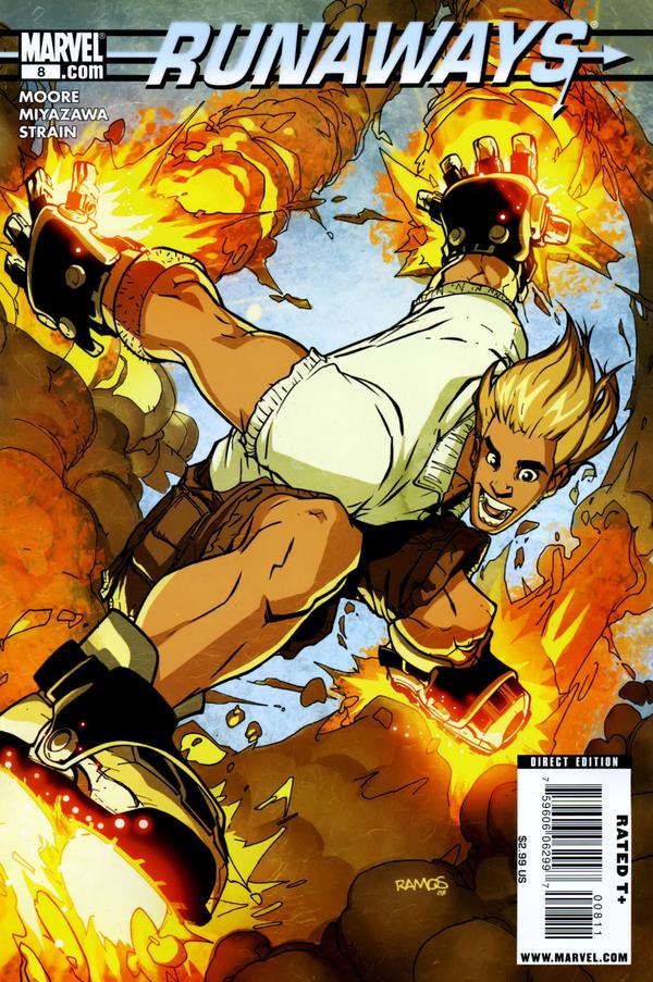 Runaways #8 cover