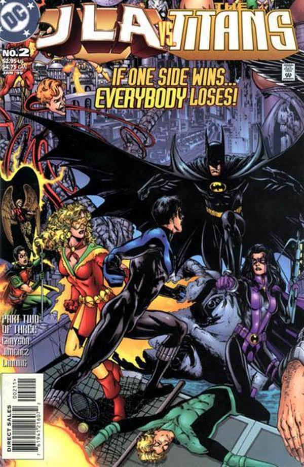 JLA / Titans #2 cover