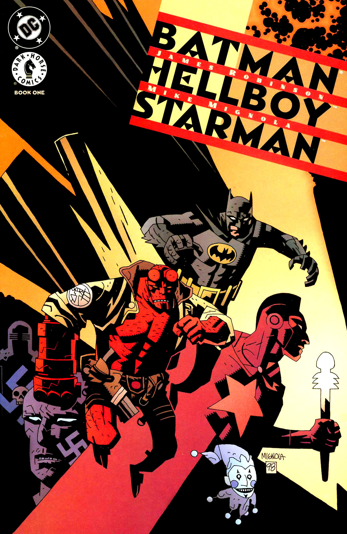 Batman / Hellboy / Starman #1 cover