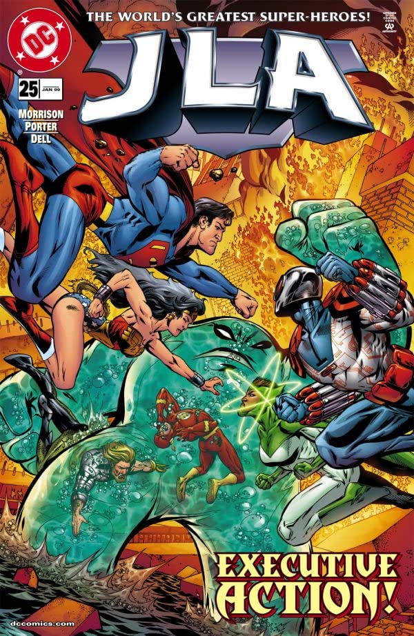 JLA #25 cover