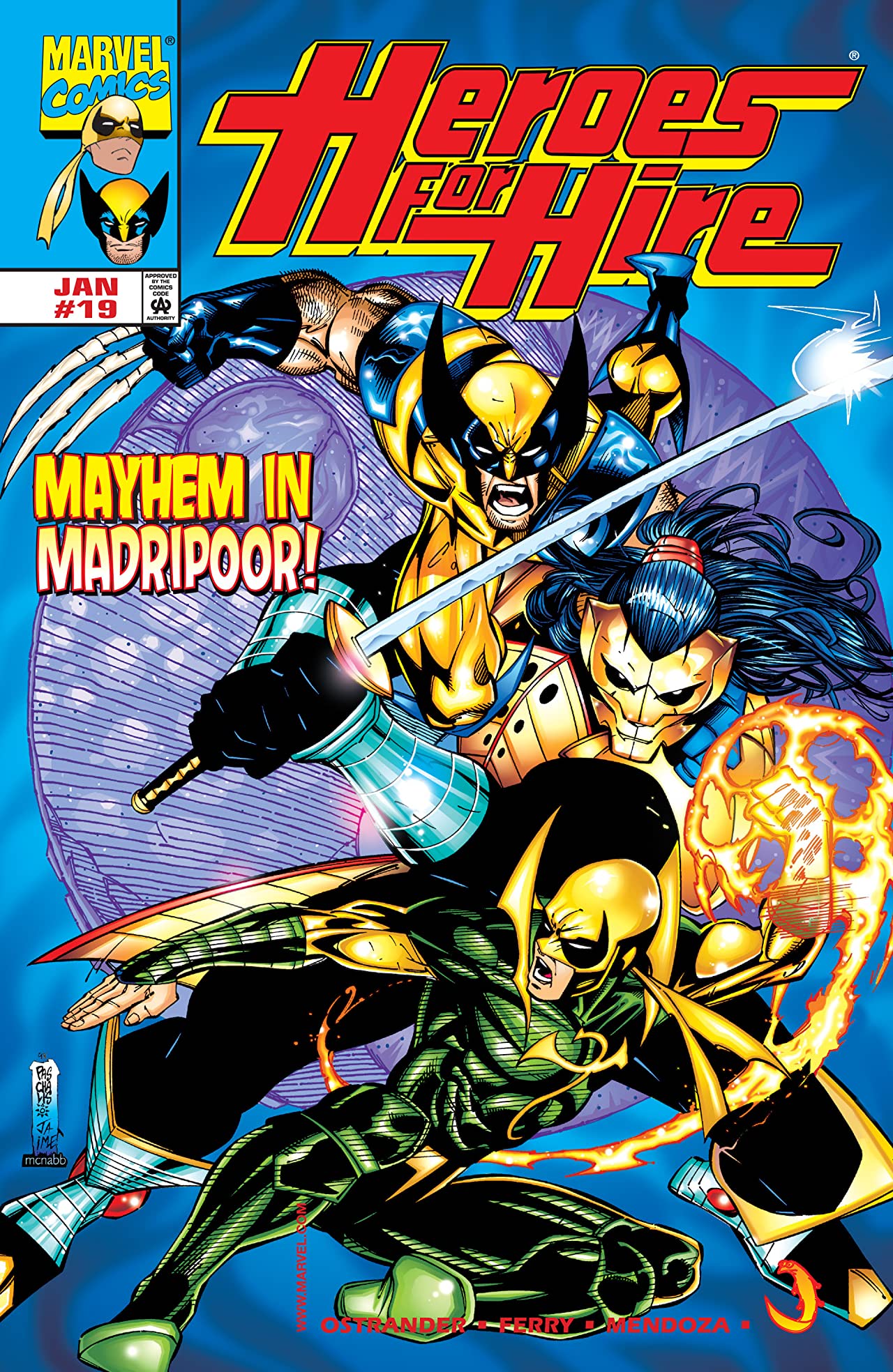 Heroes for Hire #19 cover